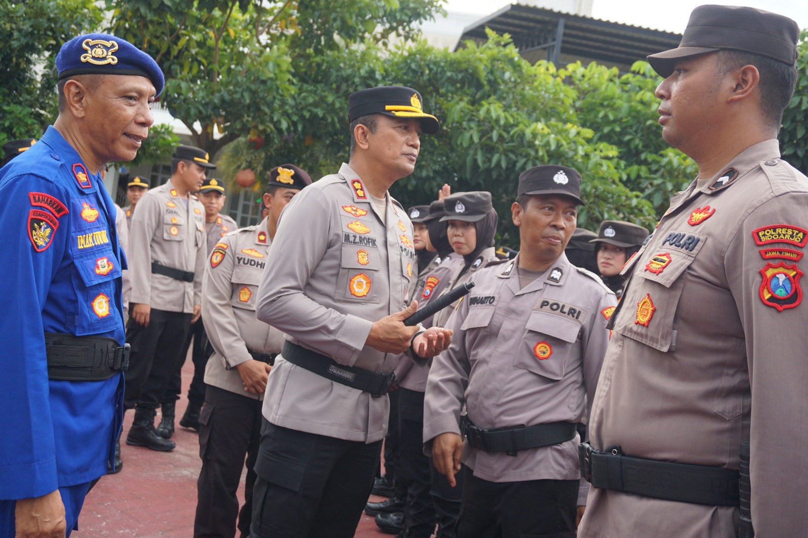 Polresta Sidoarjo Siagakan 1.200 Personel Pelayanan Pengamanan Hari Buruh 2026