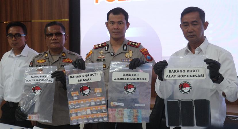 Polres Probolinggo Kota Ungkap Narkoba Amankan 9 Tersangka Pengedar Sabu